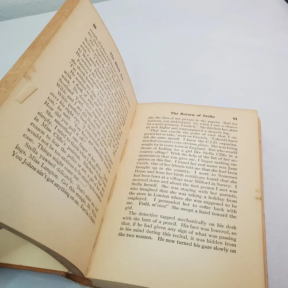 The Black Ace by George Dilnot (1st Ed) Hardcover No DJ 1929 Houghton Mifflin